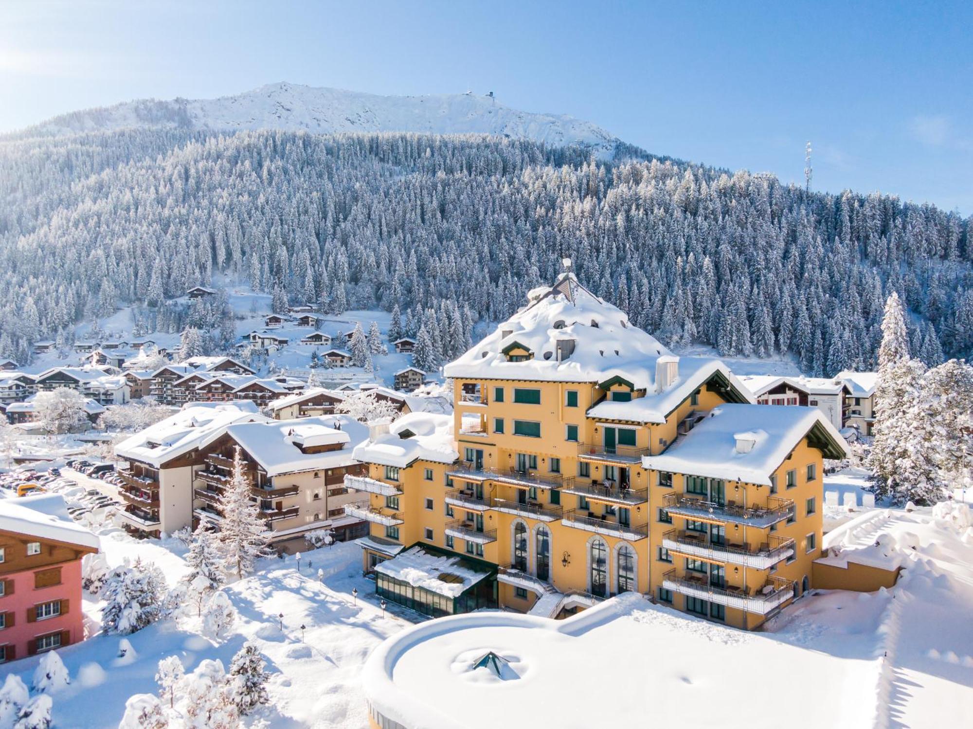 Hotel Vereina Klosters Exterior foto